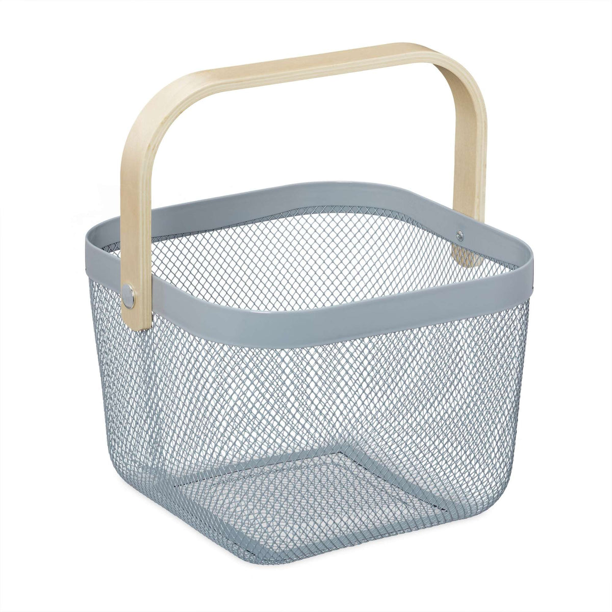 Storage basket with handle