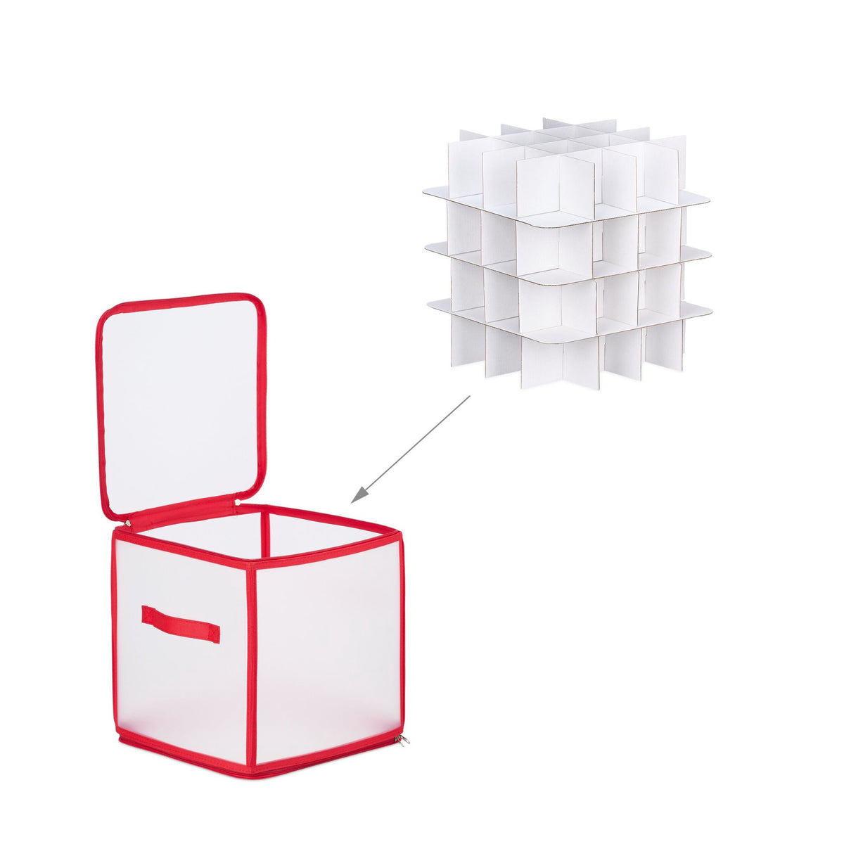 Storage box for Christmas tree balls