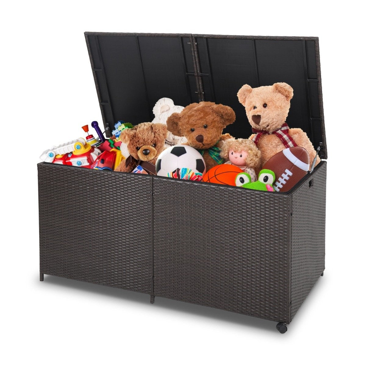 Storage box with 662 L capacity 150 x 77 x 73 cm