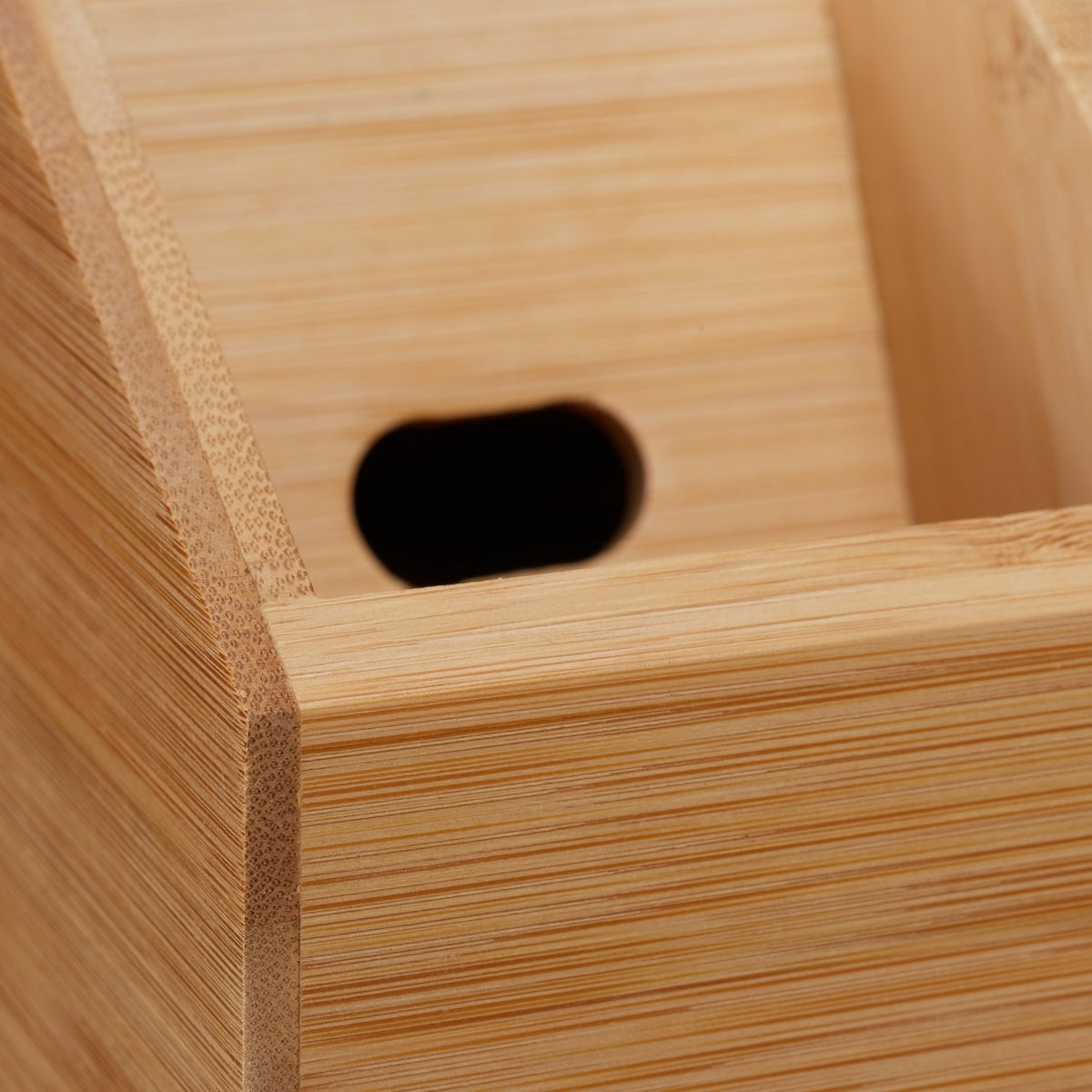 Storage charging station bamboo
