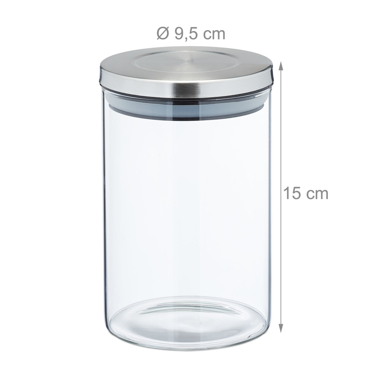 Storage jars in sets of 3,800 ml