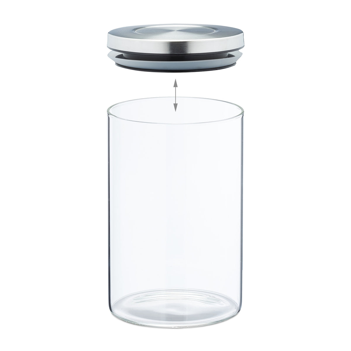 Storage jars in sets of 4,750 ml