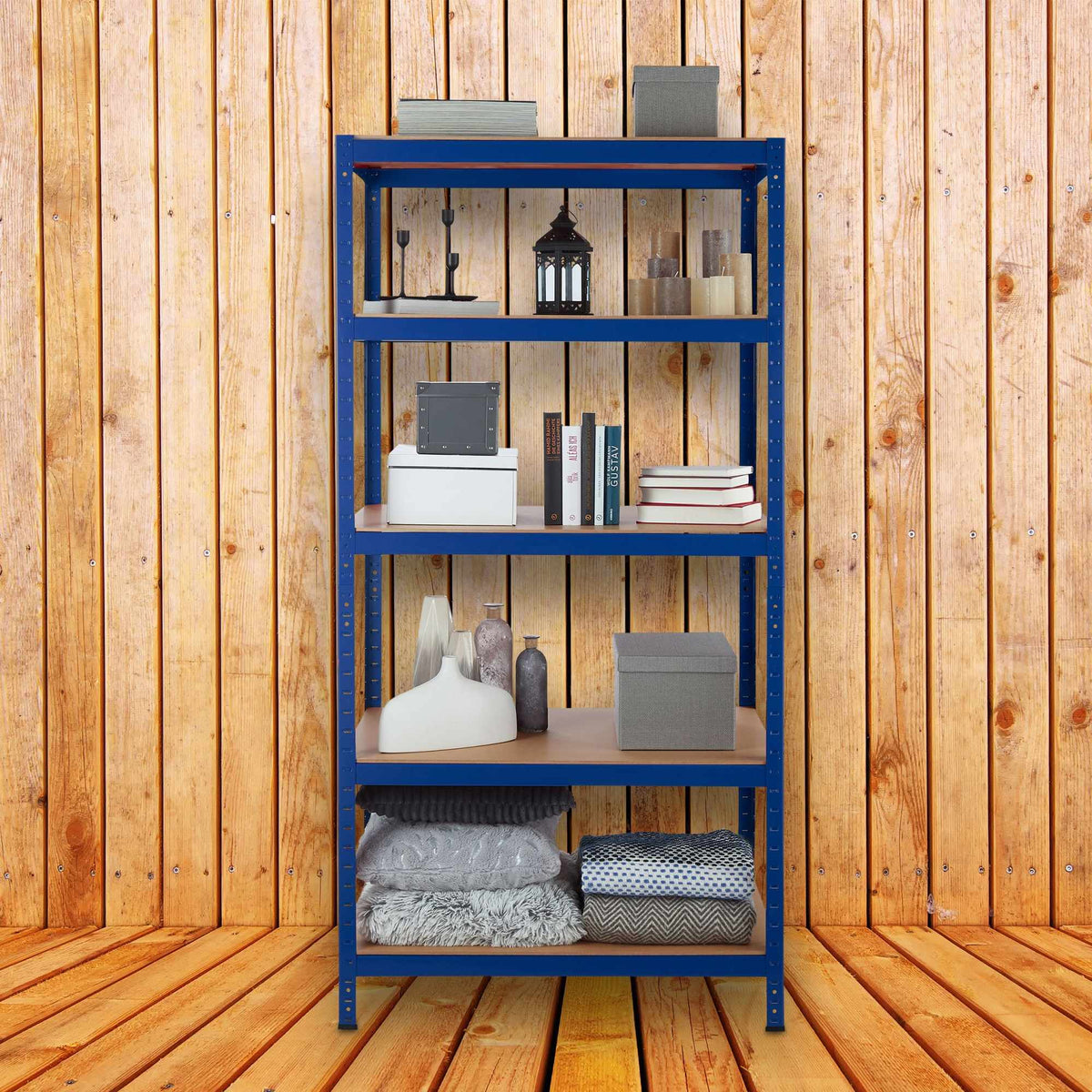 Storage shelf 1325 kg blue