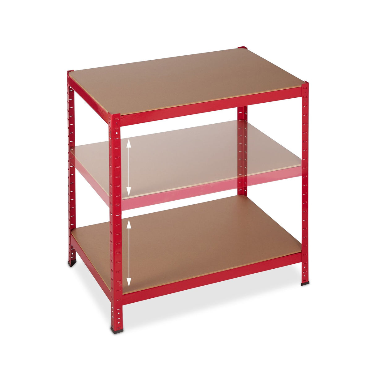 Storage shelf 180x90x60 red