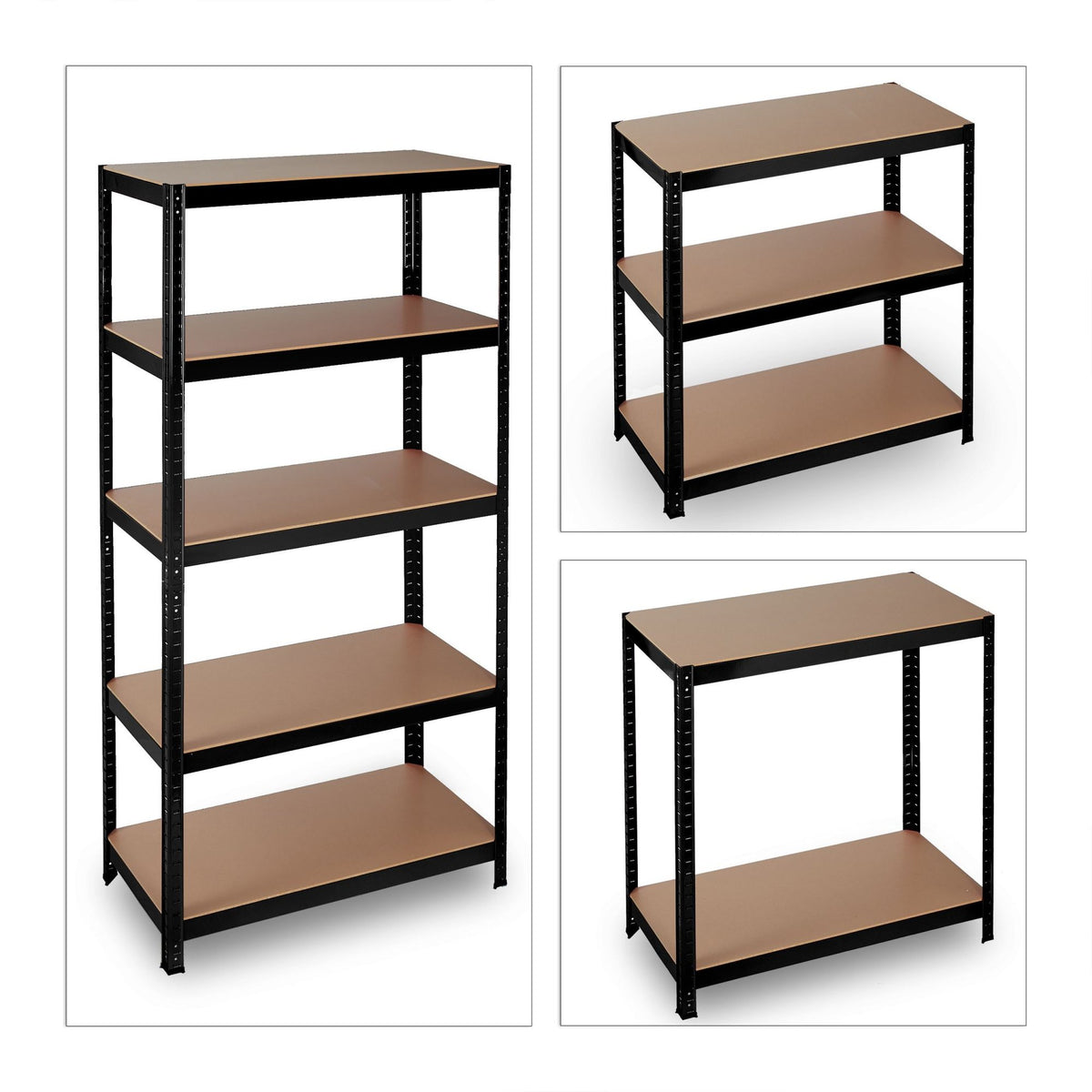 Storage shelf black