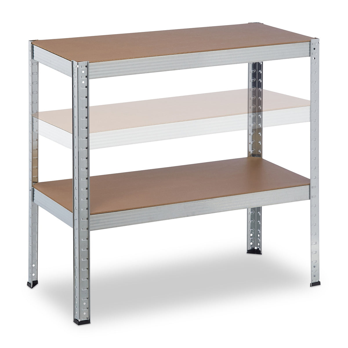 Storage shelf with 4 shelves