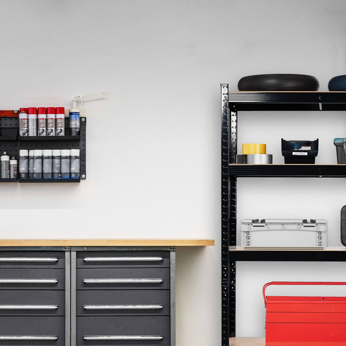 Storage shelf with 5 shelves