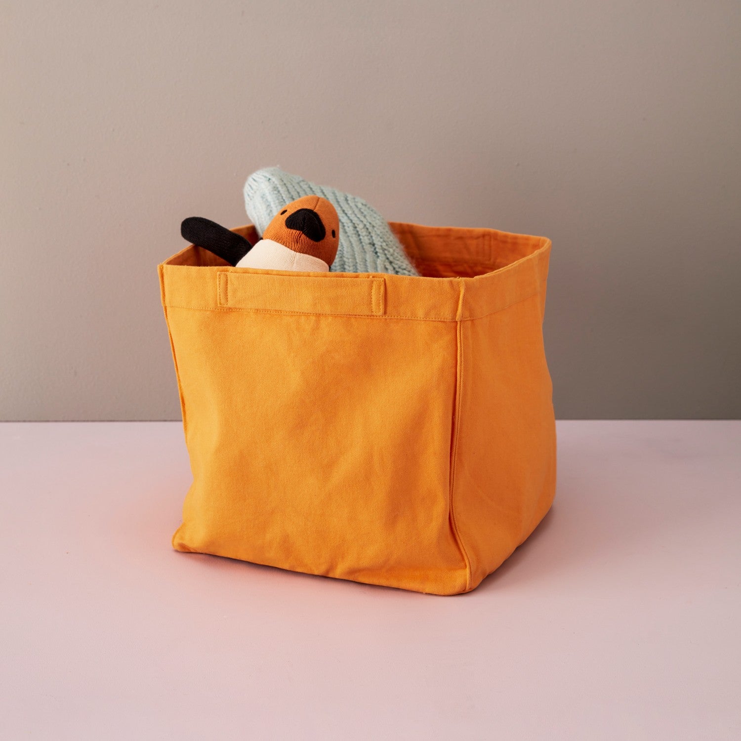 Storage textile 30x30 cm mango