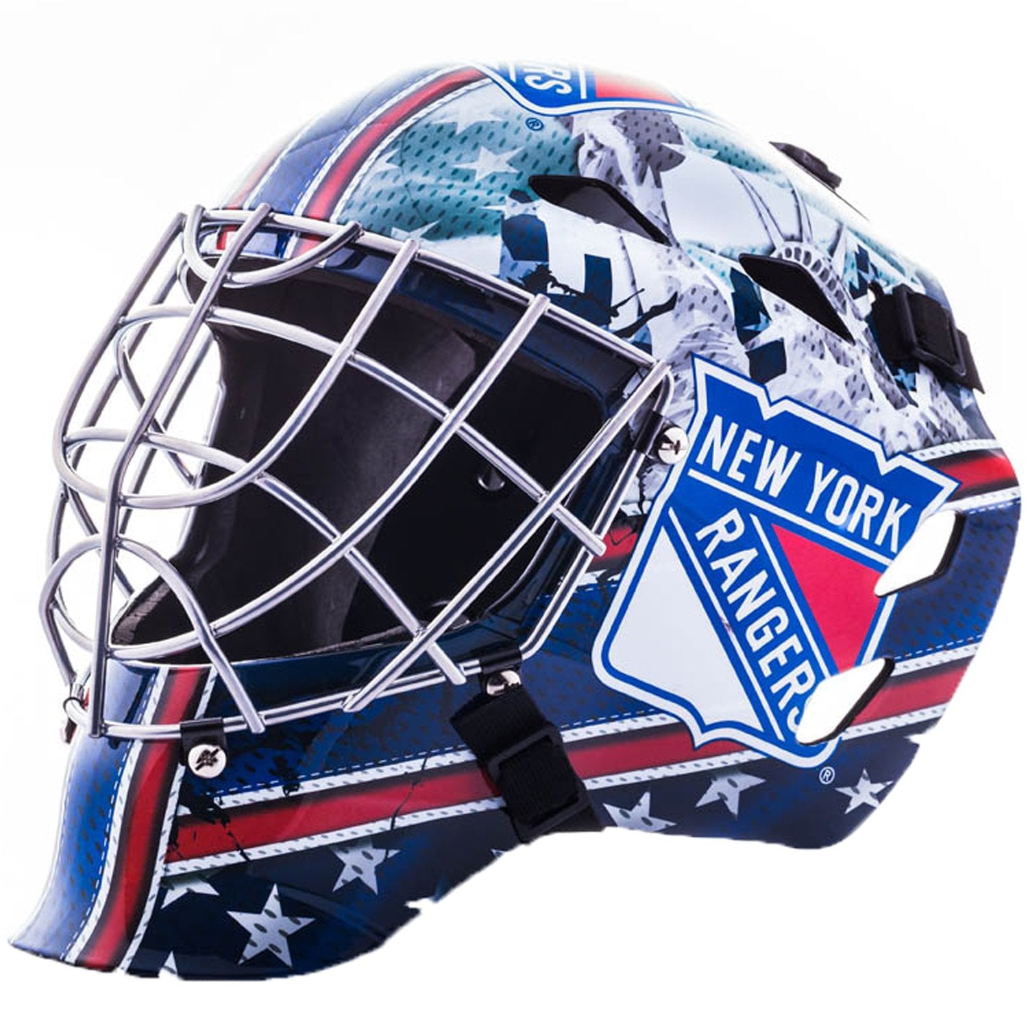 Street hockey mask NHL New York Rangers