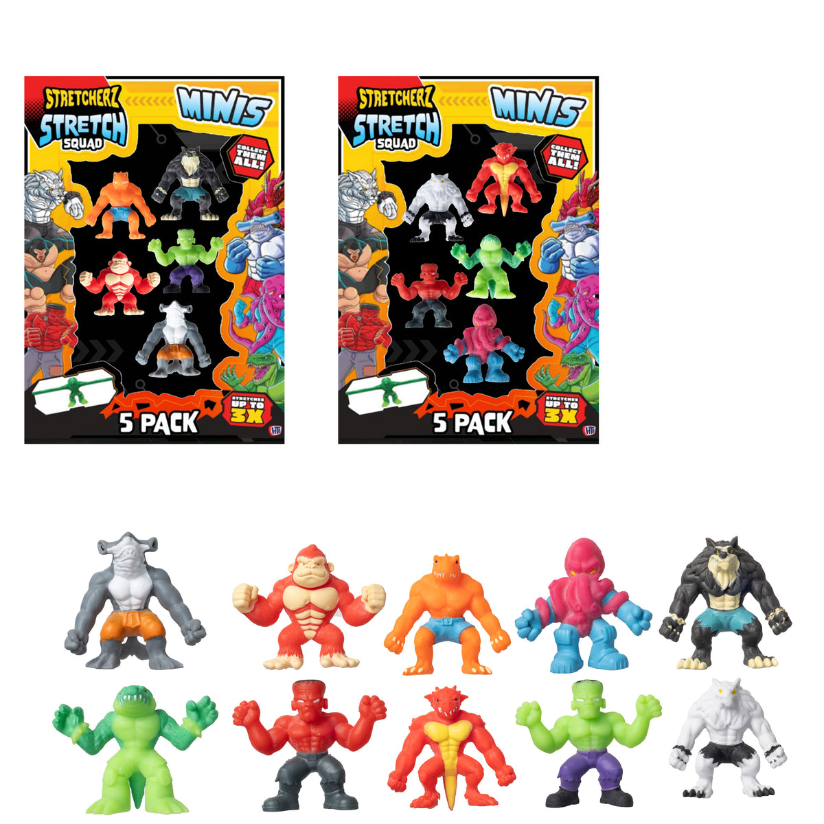 Stretch Squad Minis 5 Pack