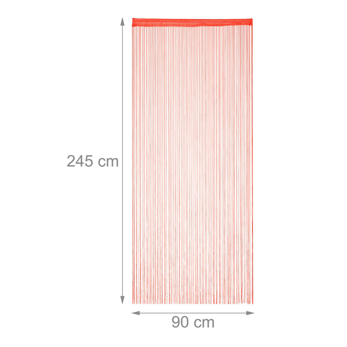 String Curtain Red