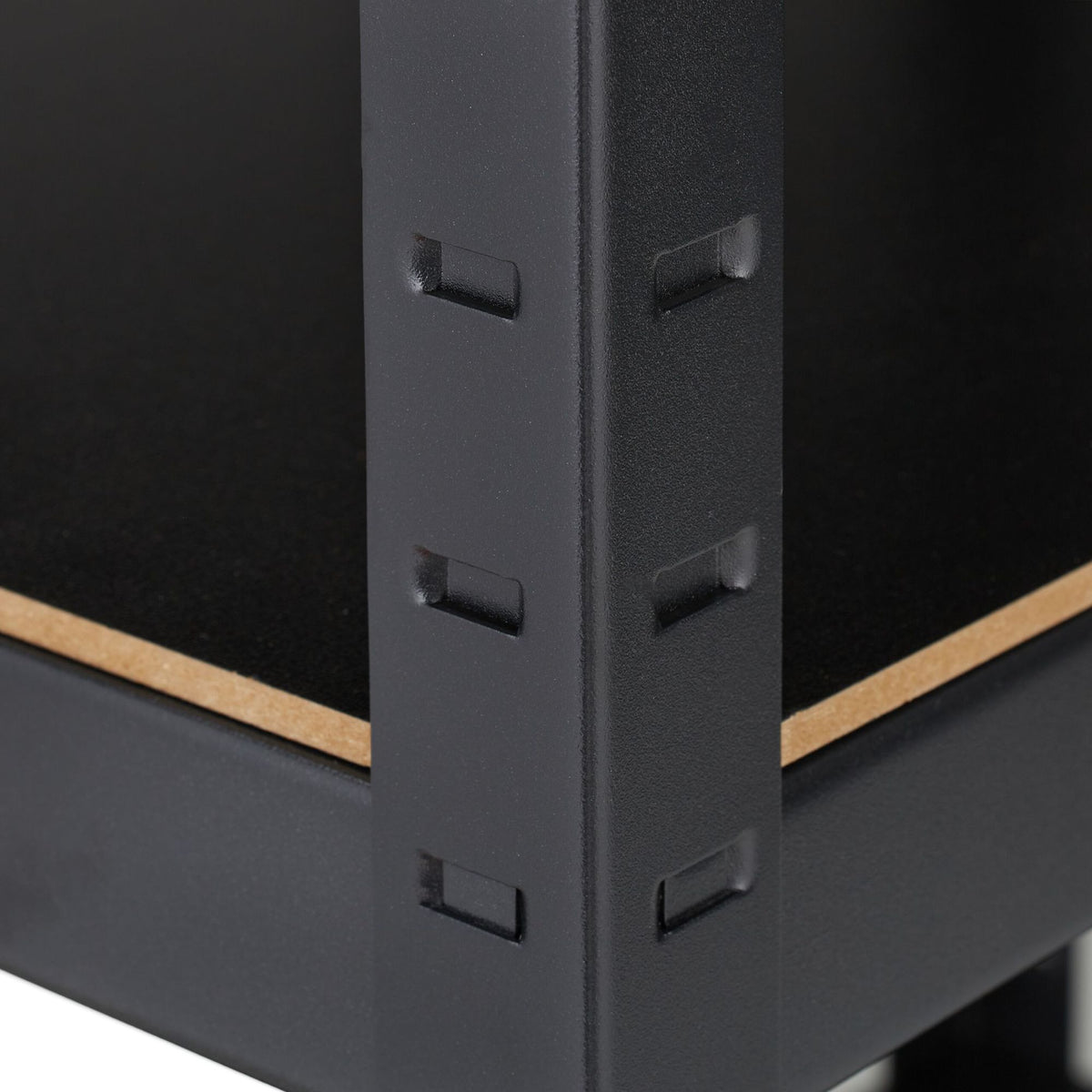 Strong shelves with 3 levels
