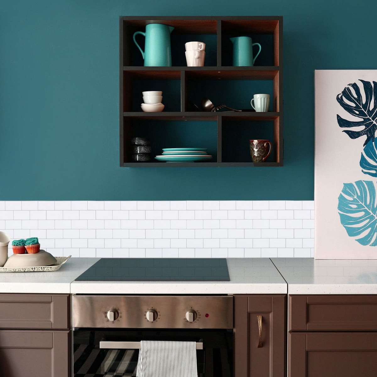 Subway tile stickers set of 10