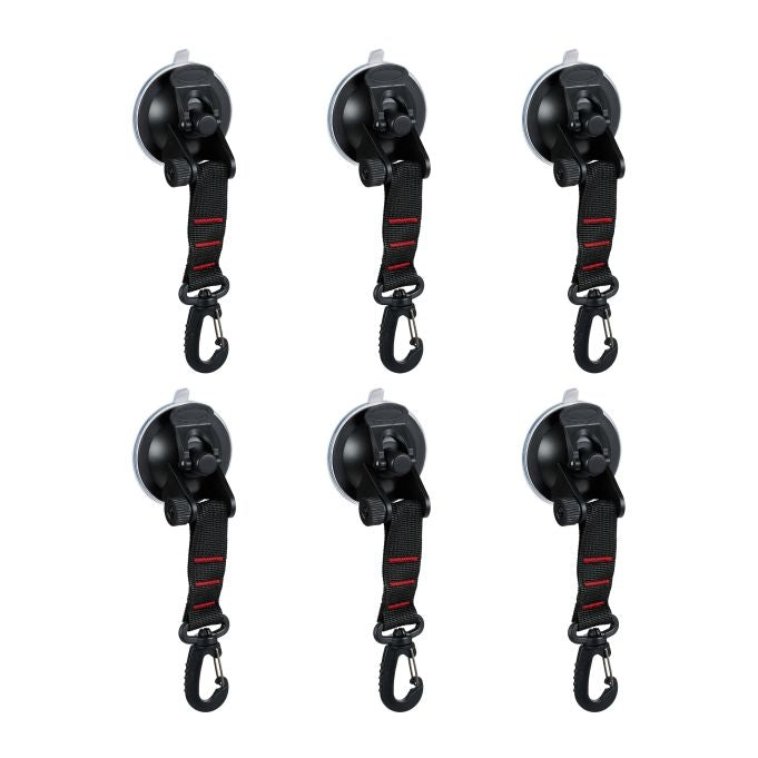 Suction cup hook set of 6