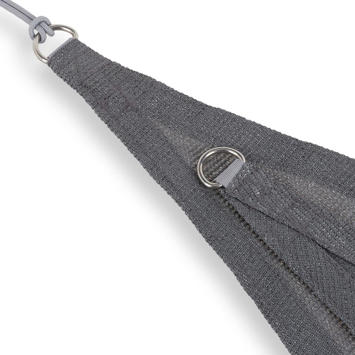 Sun sail polyethylene triangular gray