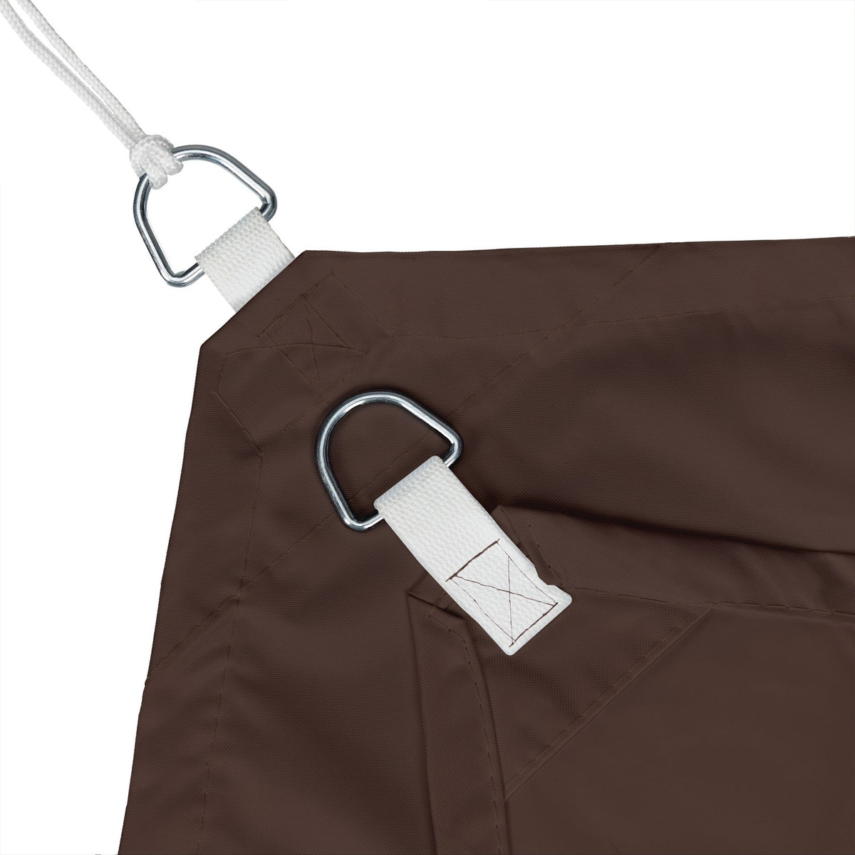 Sun sail rectangular brown