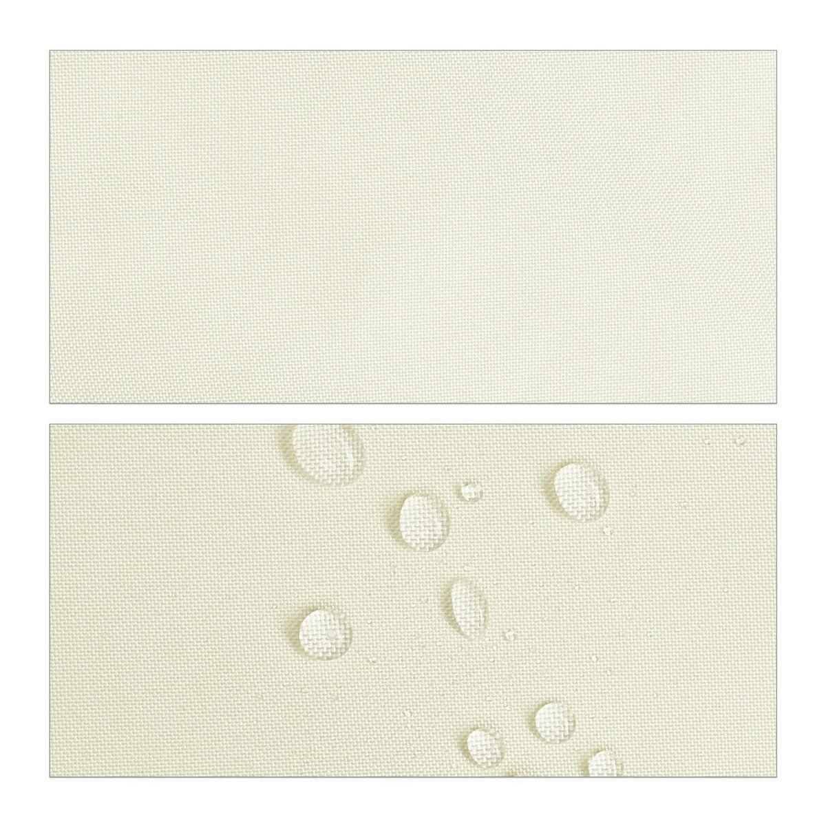 Sun sail rectangular cream colored