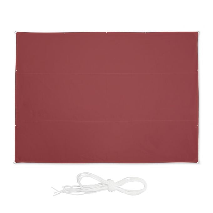 Sun sail rectangular maroon