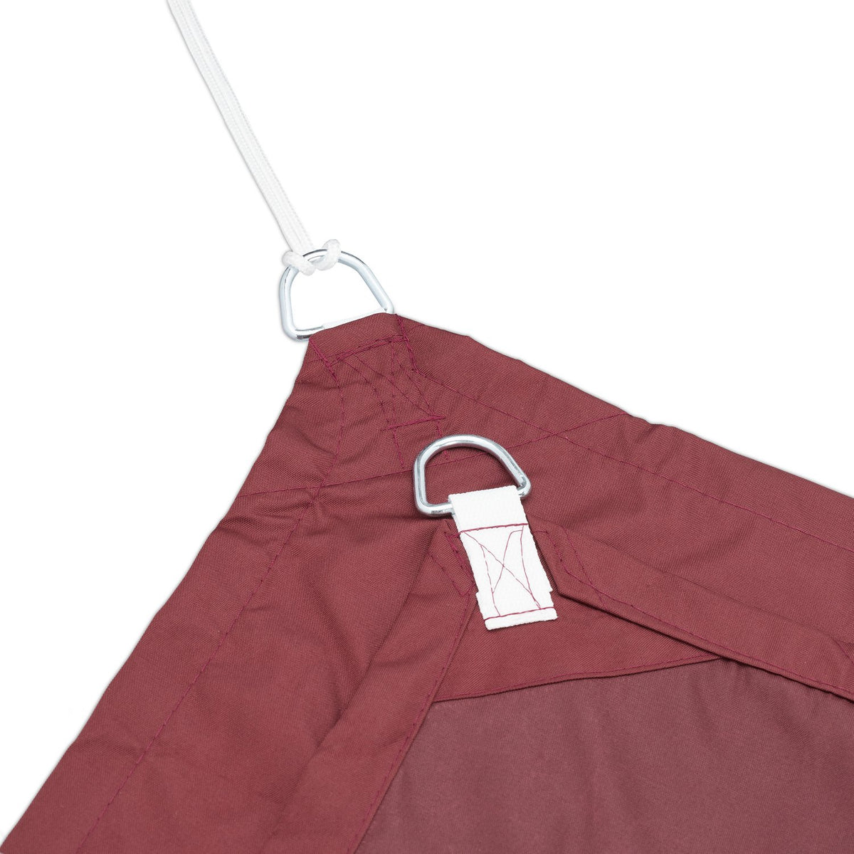 Sun sail rectangular maroon