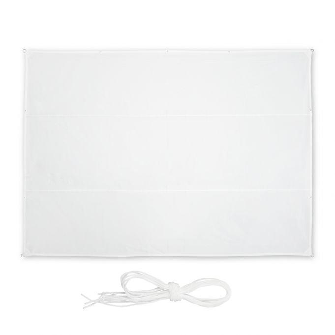 Sun sail rectangular white