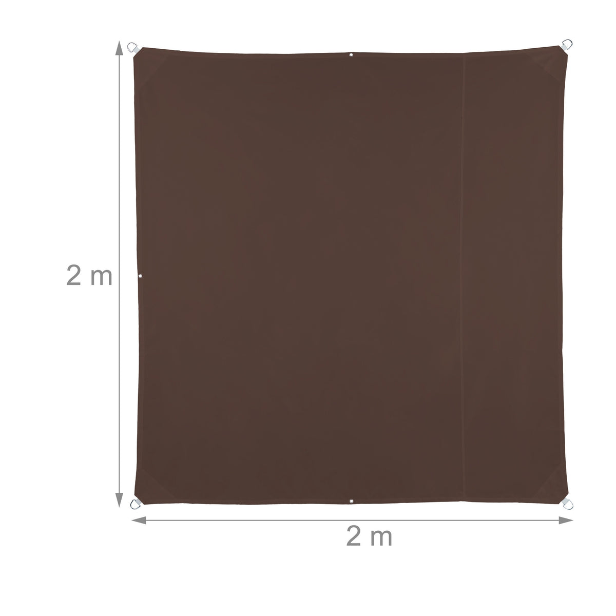 Sun sail square brown