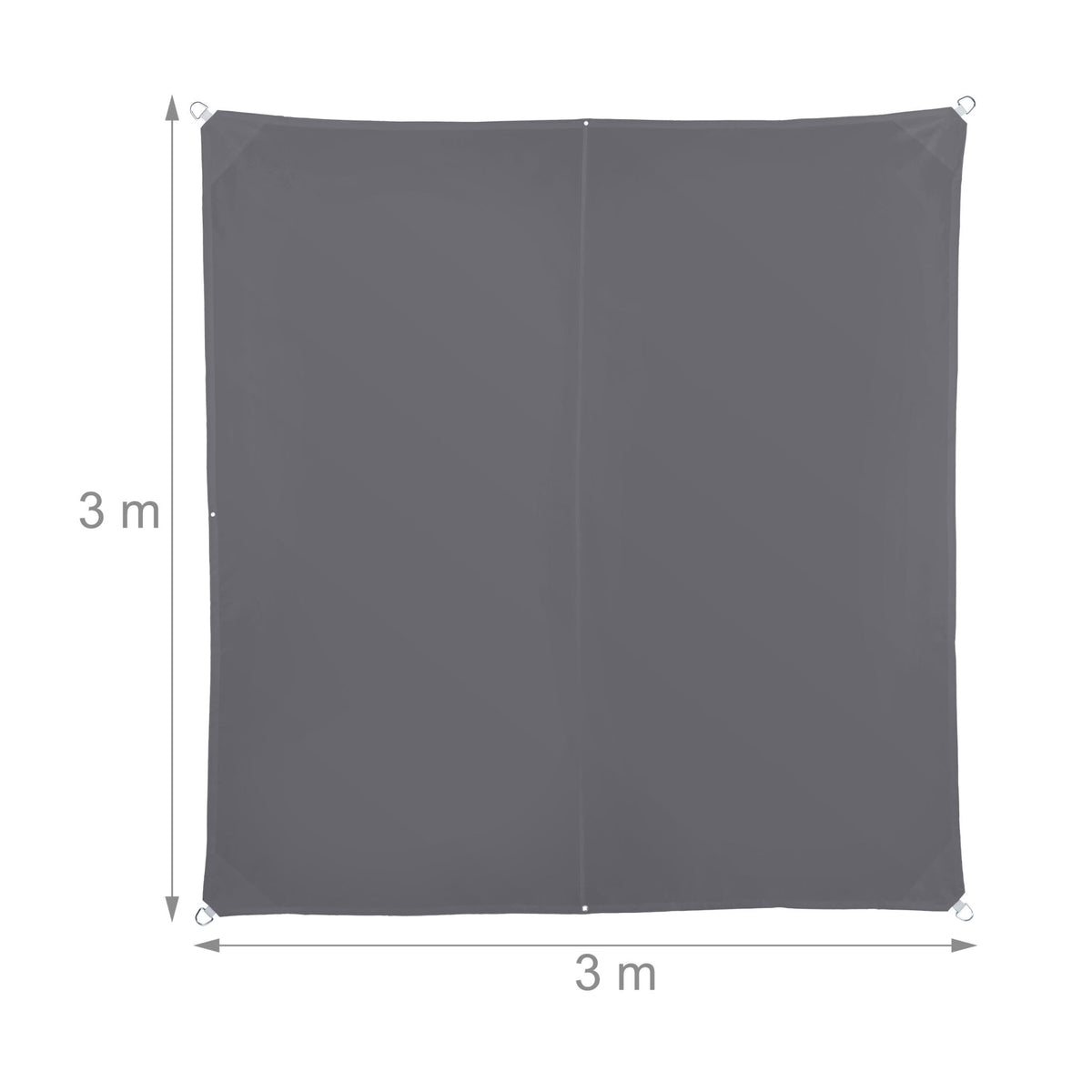 Sun sail square gray