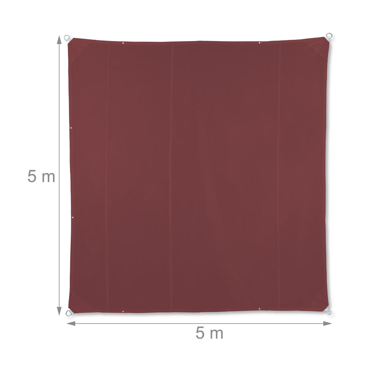 Sun sail square maroon