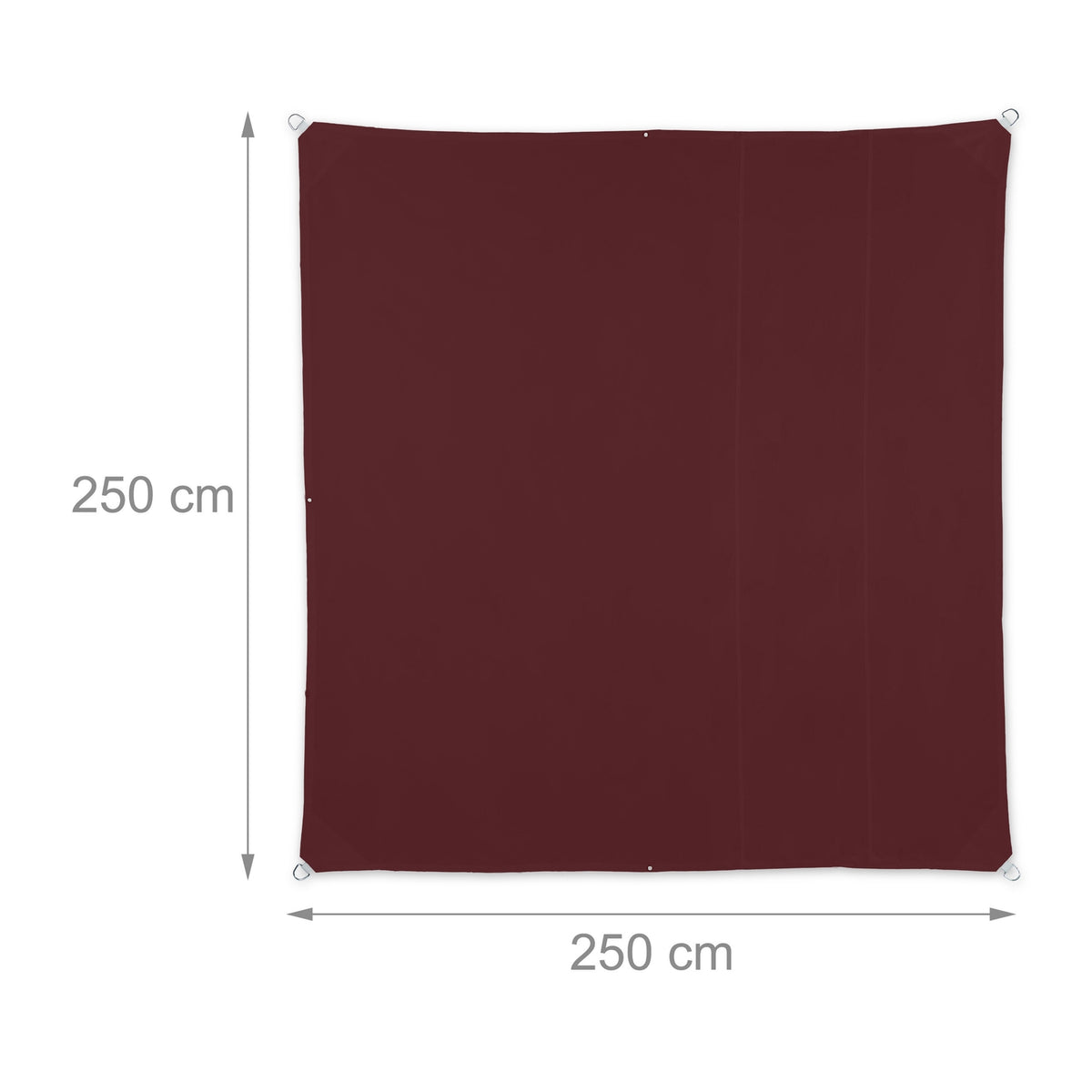 Sun sail square maroon