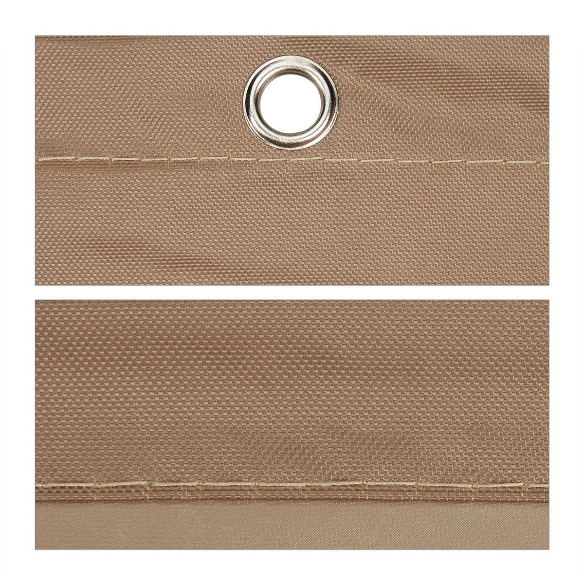 Sun sail trapezoidal coffee brown