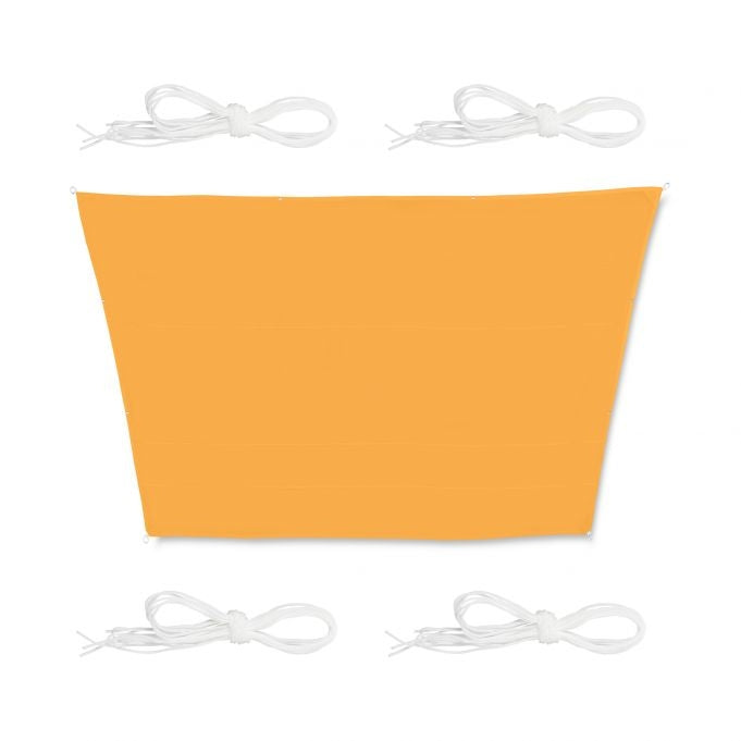 Sun sail trapezoidal yellow