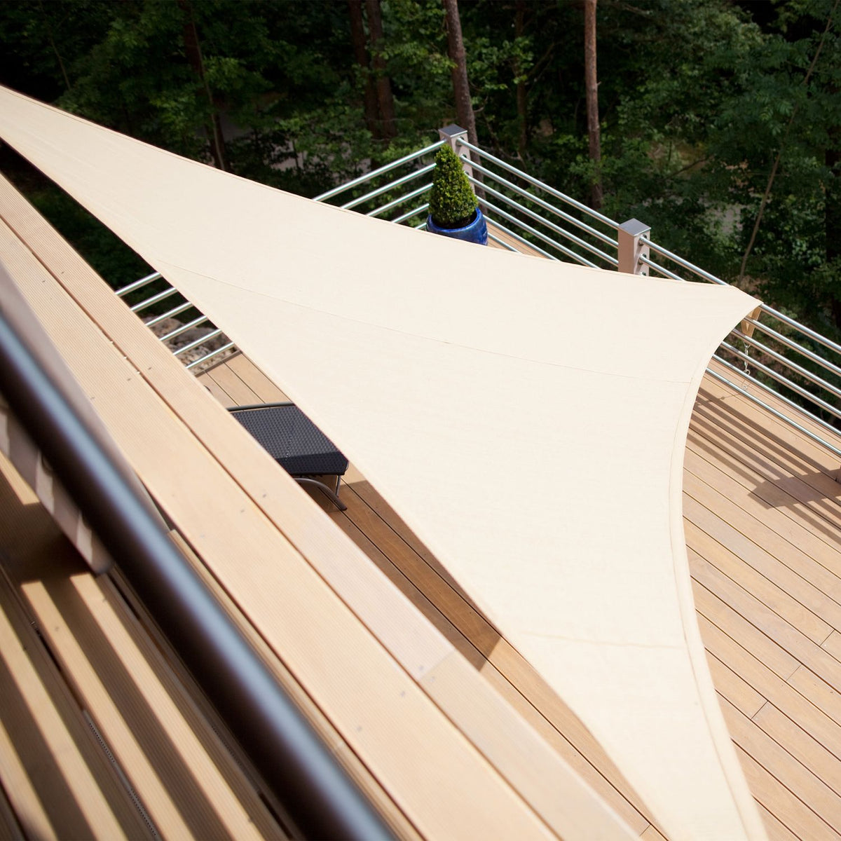 Sun sail triangular beige