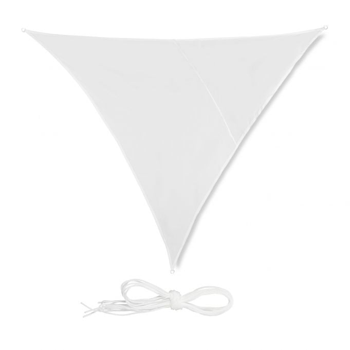Sun sail triangular white