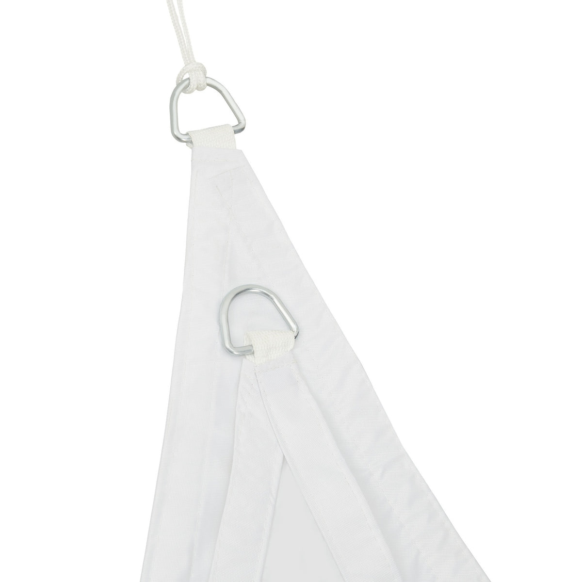 Sun sail triangular white