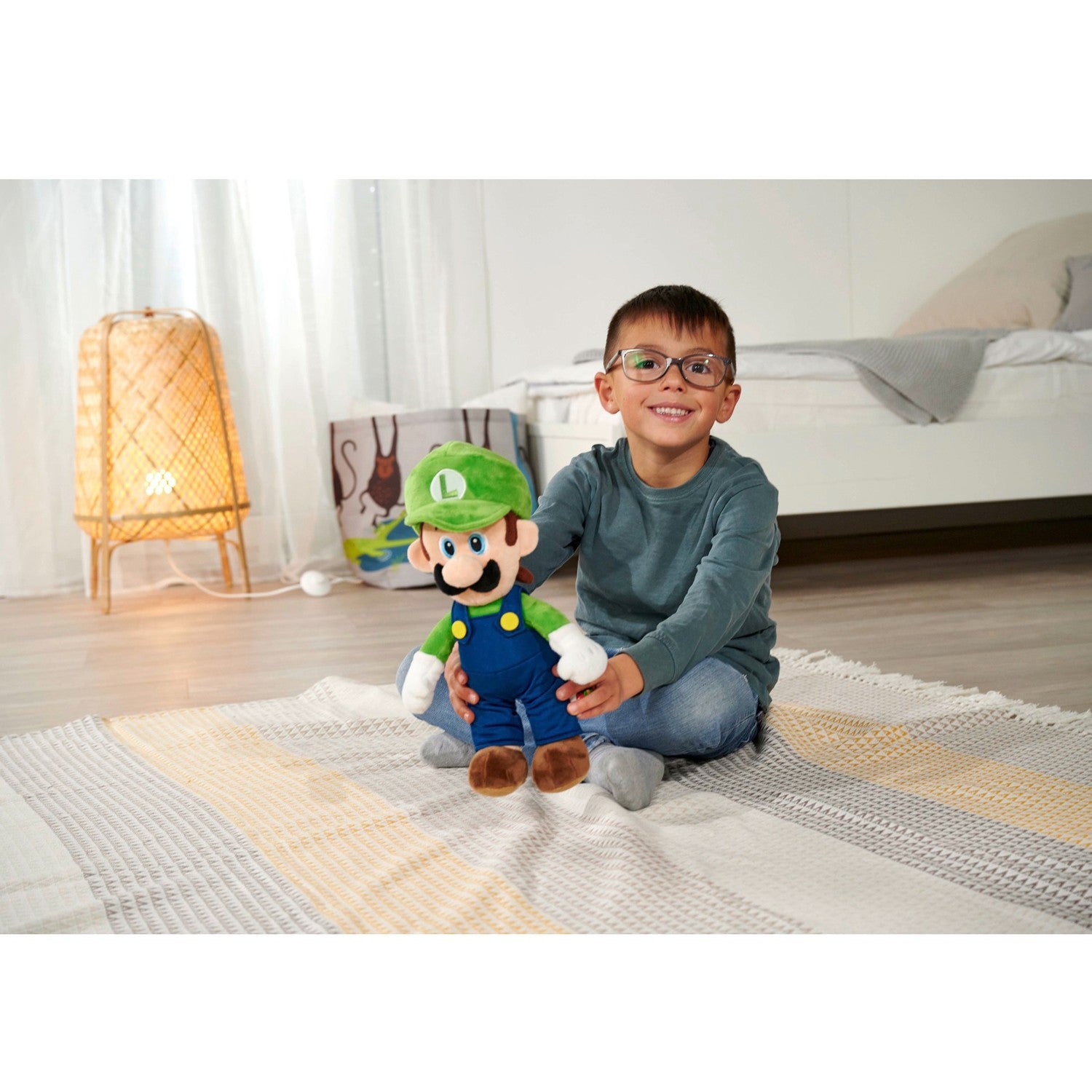 Super Mario, Luigi Stuffed Animal (30cm)