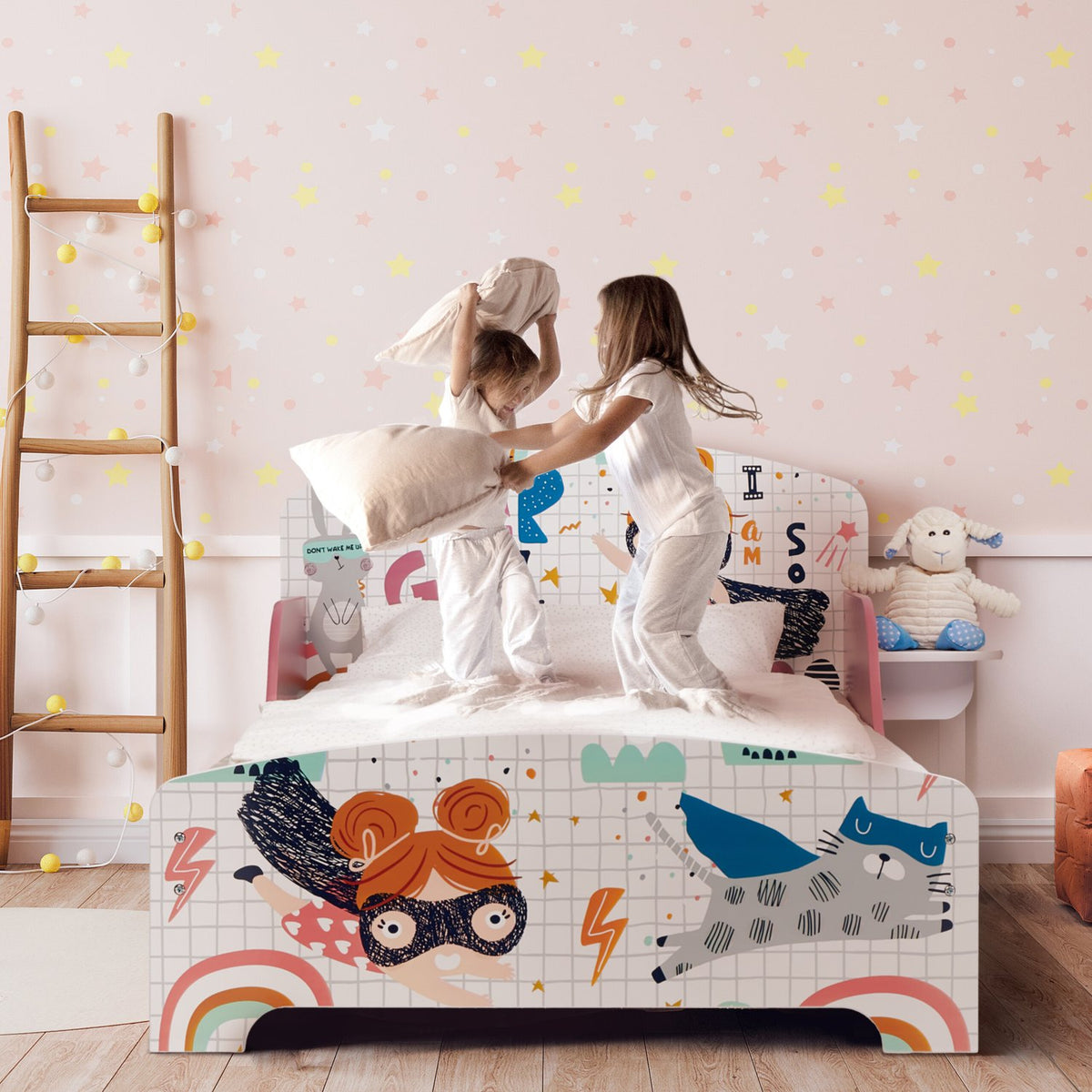 Superhero cot with storage