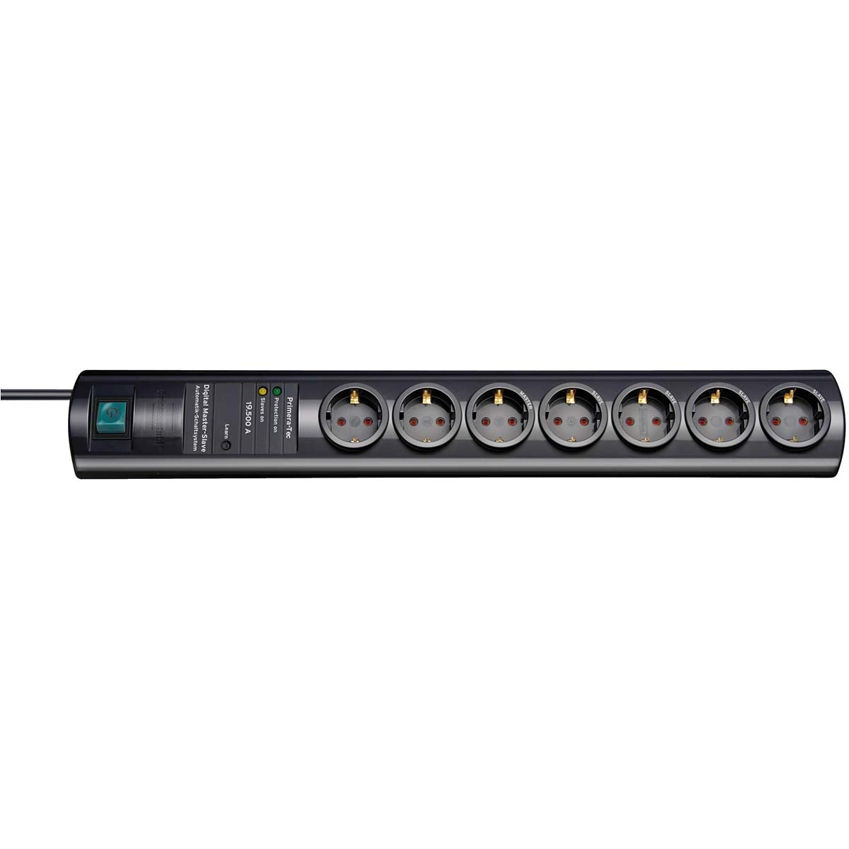 Surge Protected Extension Socket Primera-Tec 7-Way2.00 m - Grounded Contact