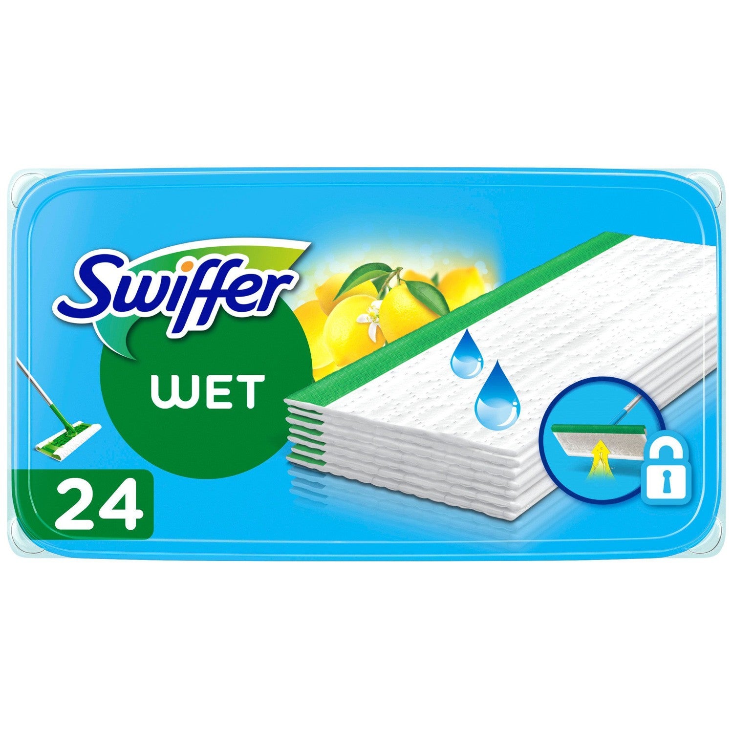 Sweeper Moist Refills For Floors x24