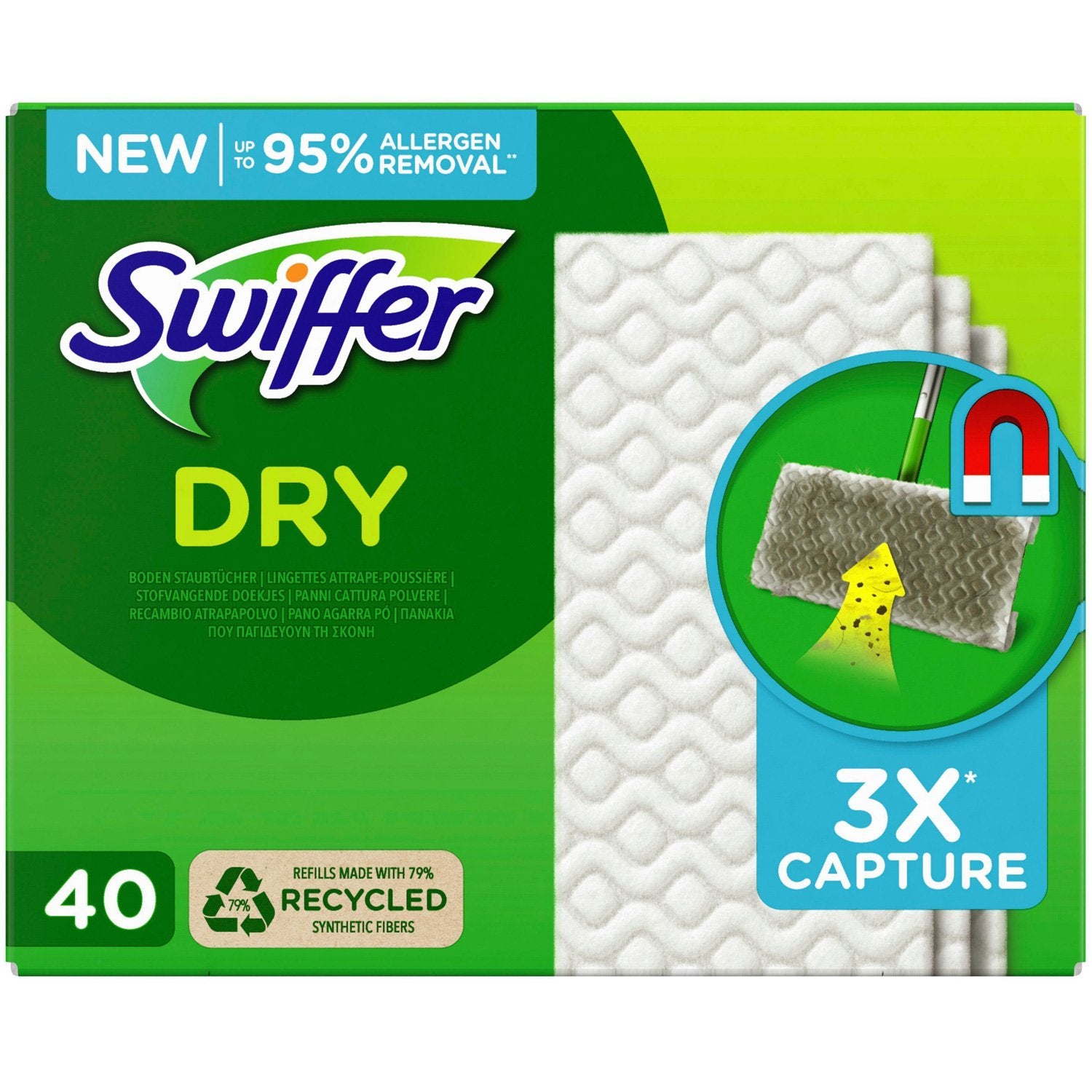 Sweeper Refill Cloths 40 Pieces