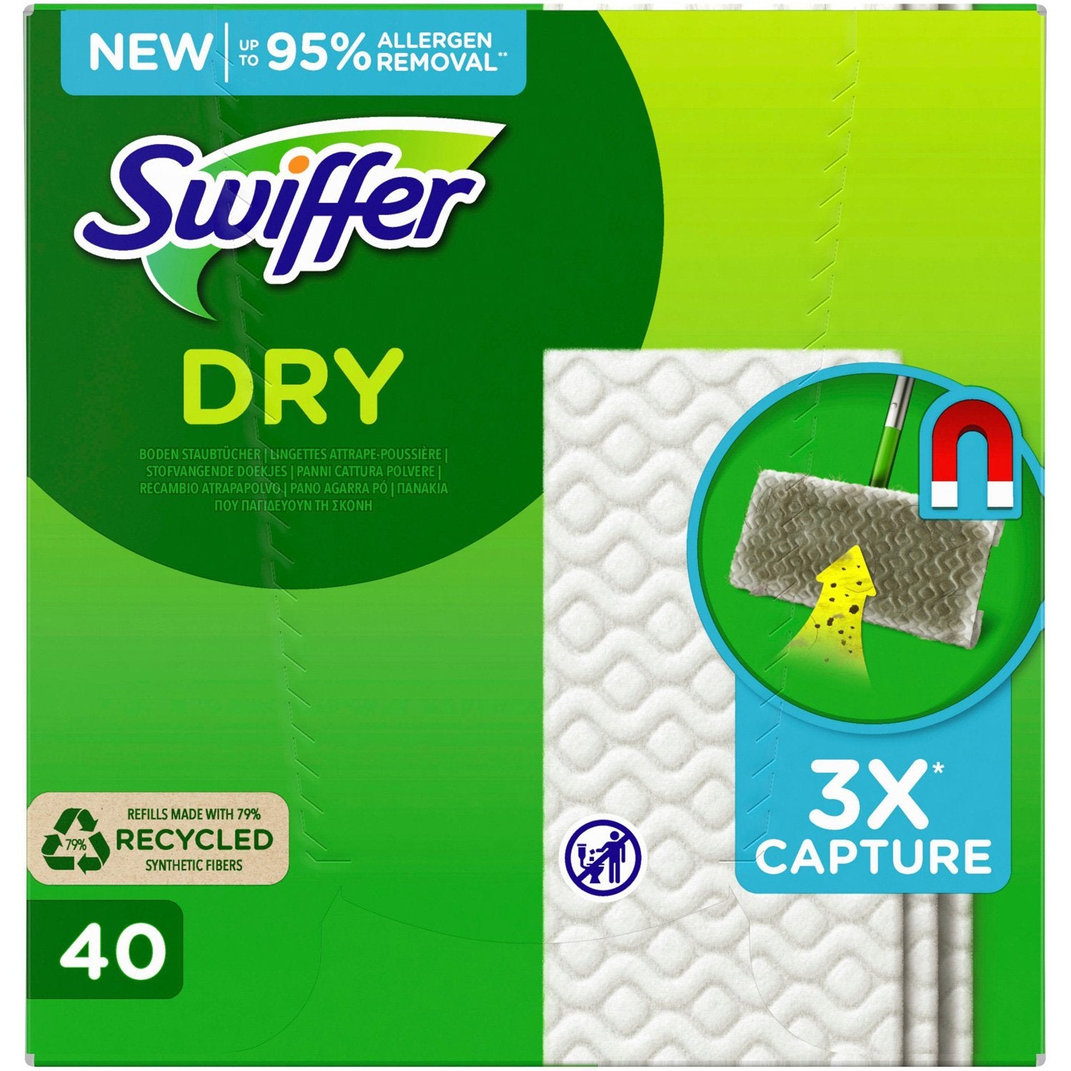 Sweeper Refill Cloths 40 Pieces