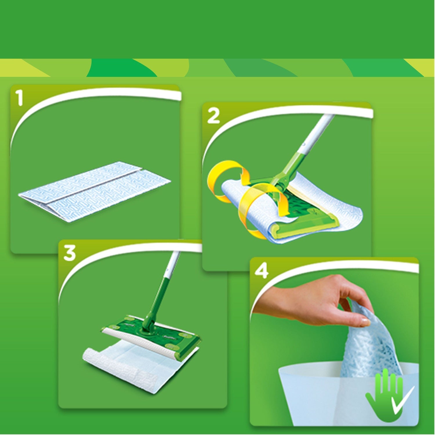 Sweeper Starter Kit 1 Cleaning mop, dry & wet