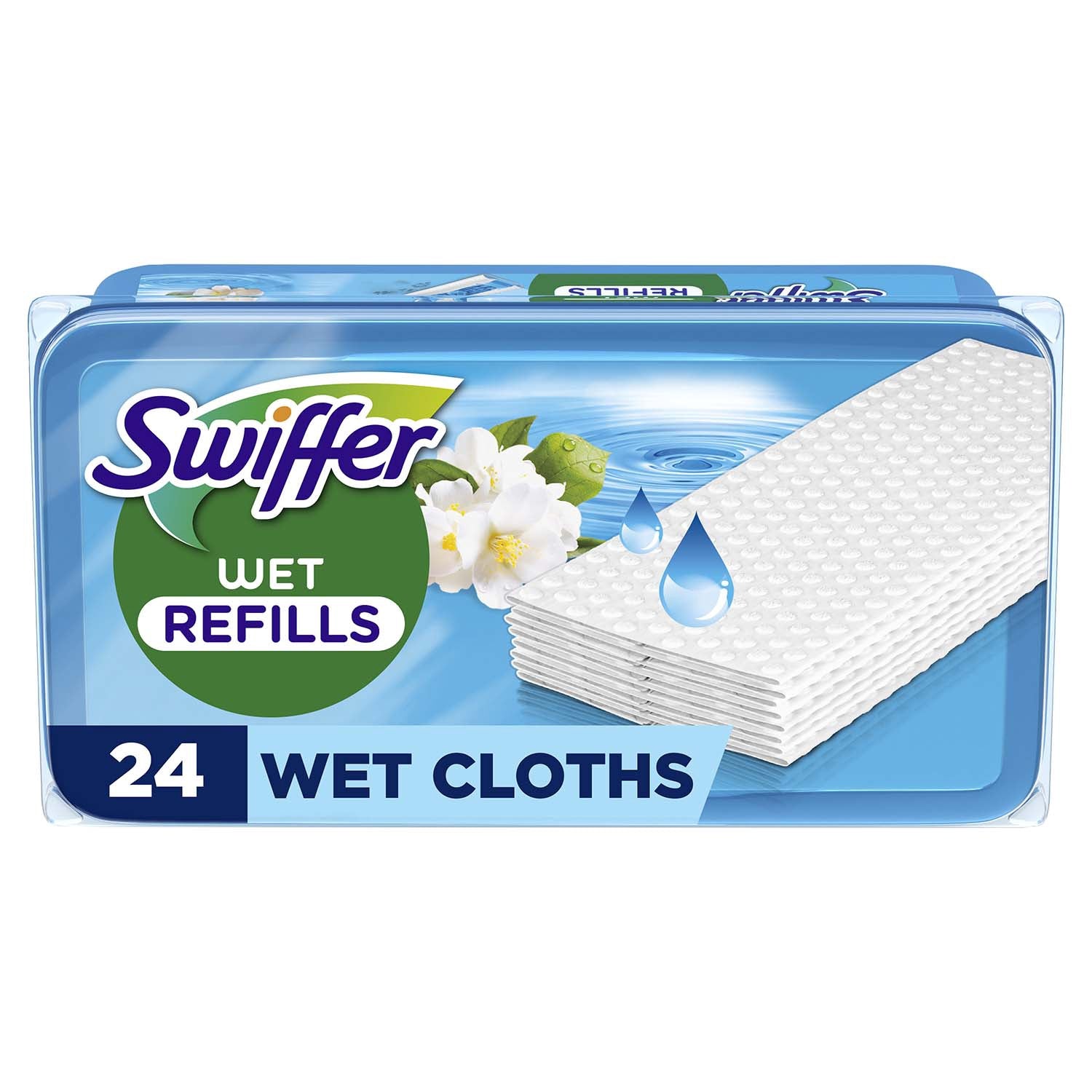 Swiffer Wet Refills, Morning Fresh Scent, 24 Pack