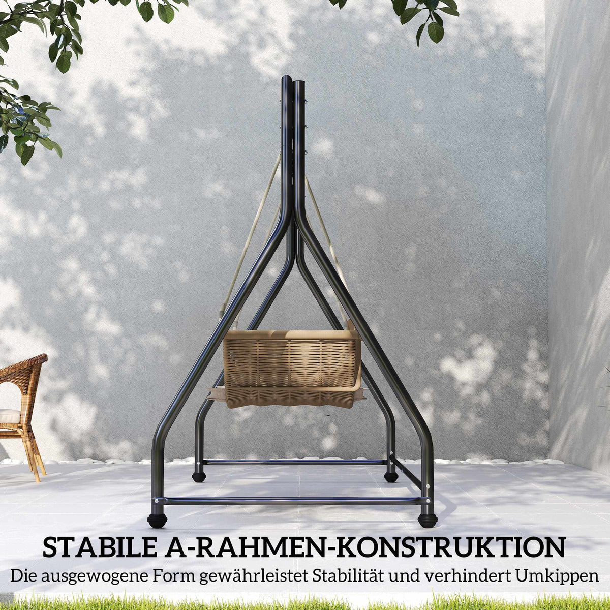 Swing Frame, 360kg Capacity, Steel, 2-3 Seater