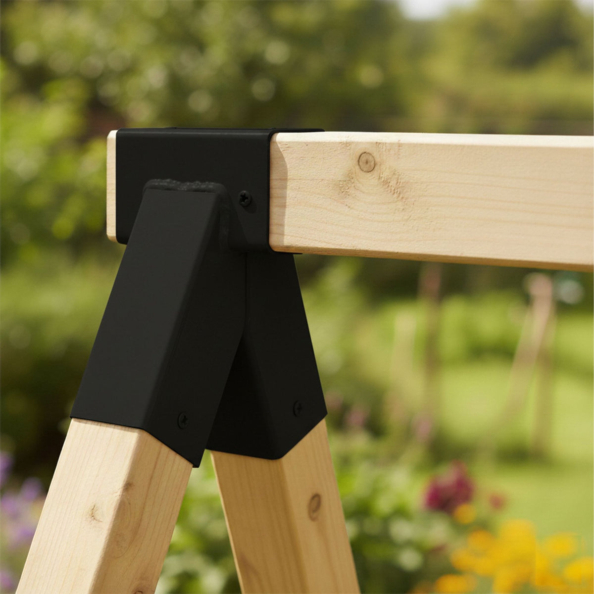 Swing Frame Connector, A-Shape, Steel, Weatherproof