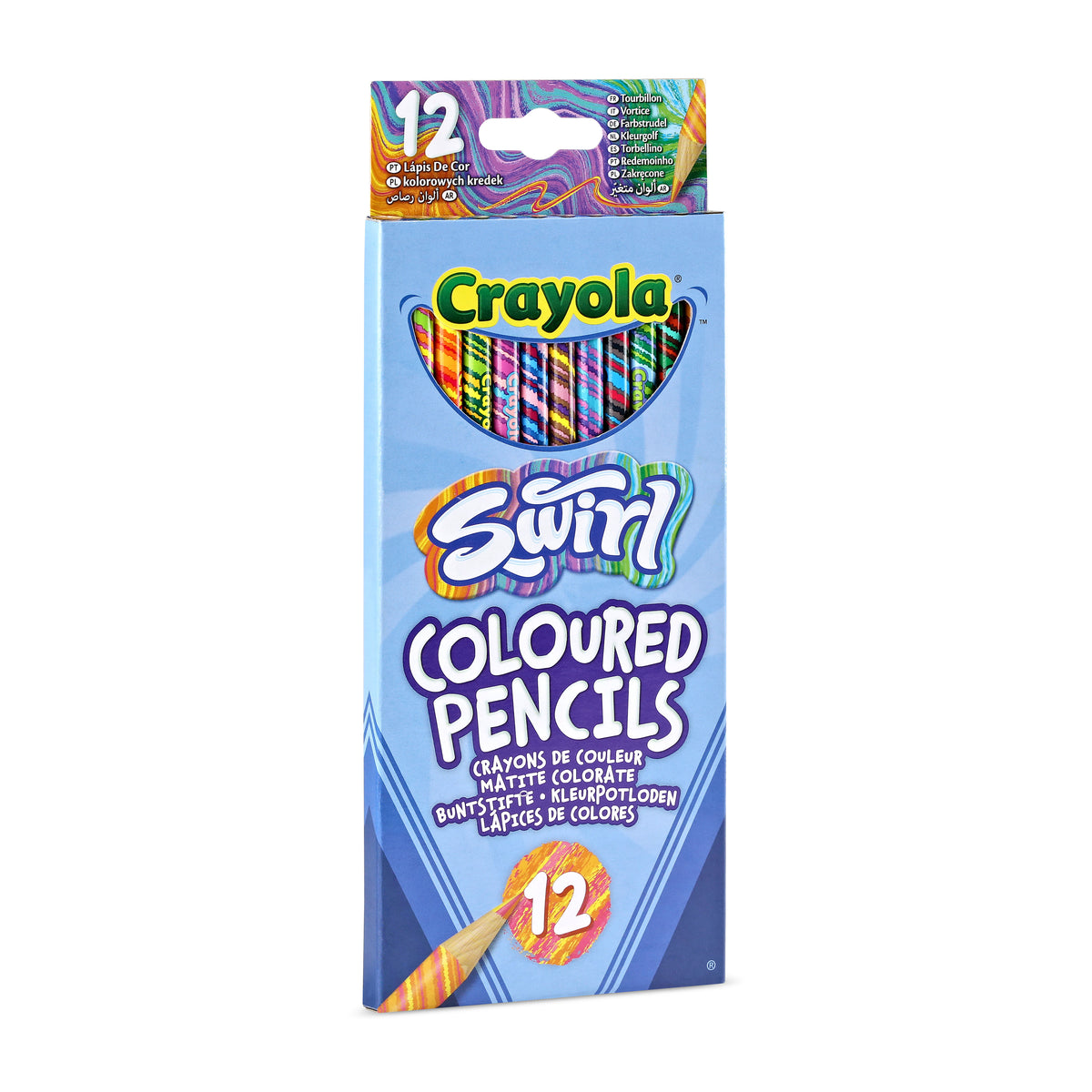 Swirl Colored Pencils, 12-Pack, Multi-Color Effects