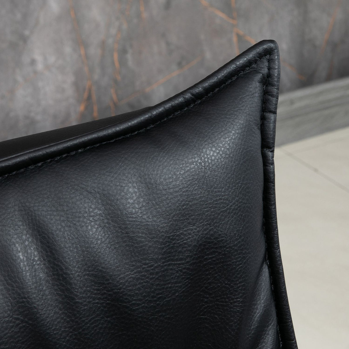 Swivel Armchair With Reclining Function, Tv Armchair, Relaxation Armchair With Stool, Tilting Backrest, Faux Leather, Steel, Black
