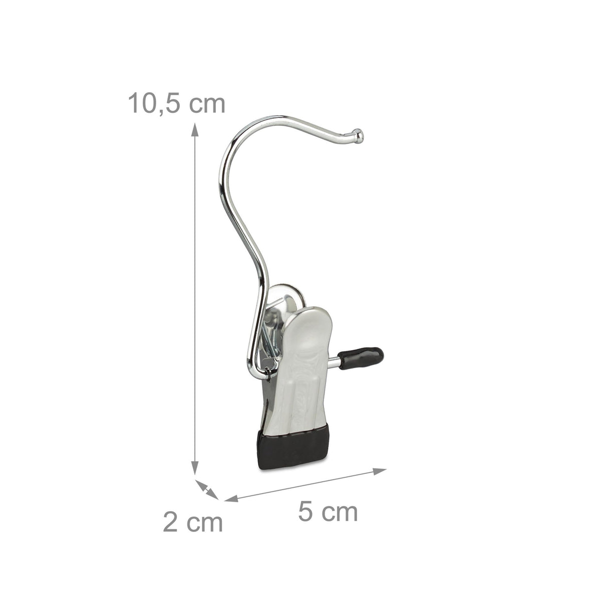 Swivel Boot Hangers Set of 20 Single Metal Clip Coat Hangers