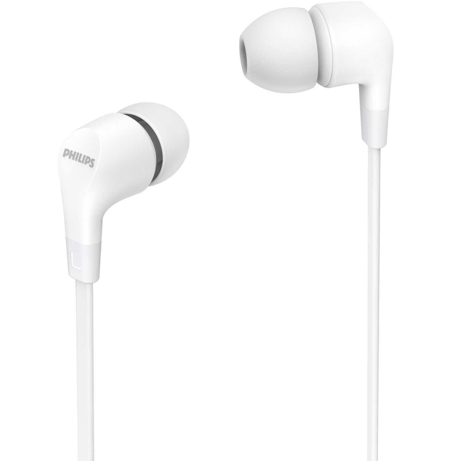 TAE1105WT Wired in-ear headphones with built-in remote control. White.