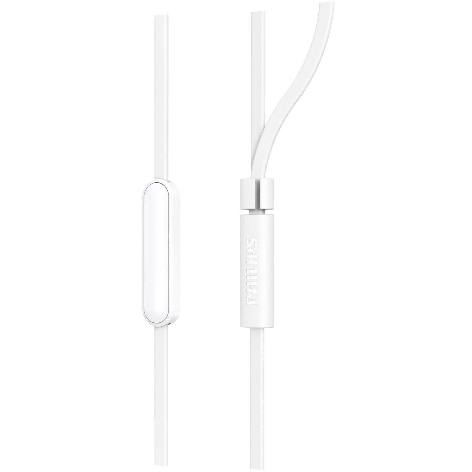 TAE1105WT Wired in-ear headphones with built-in remote control. White.