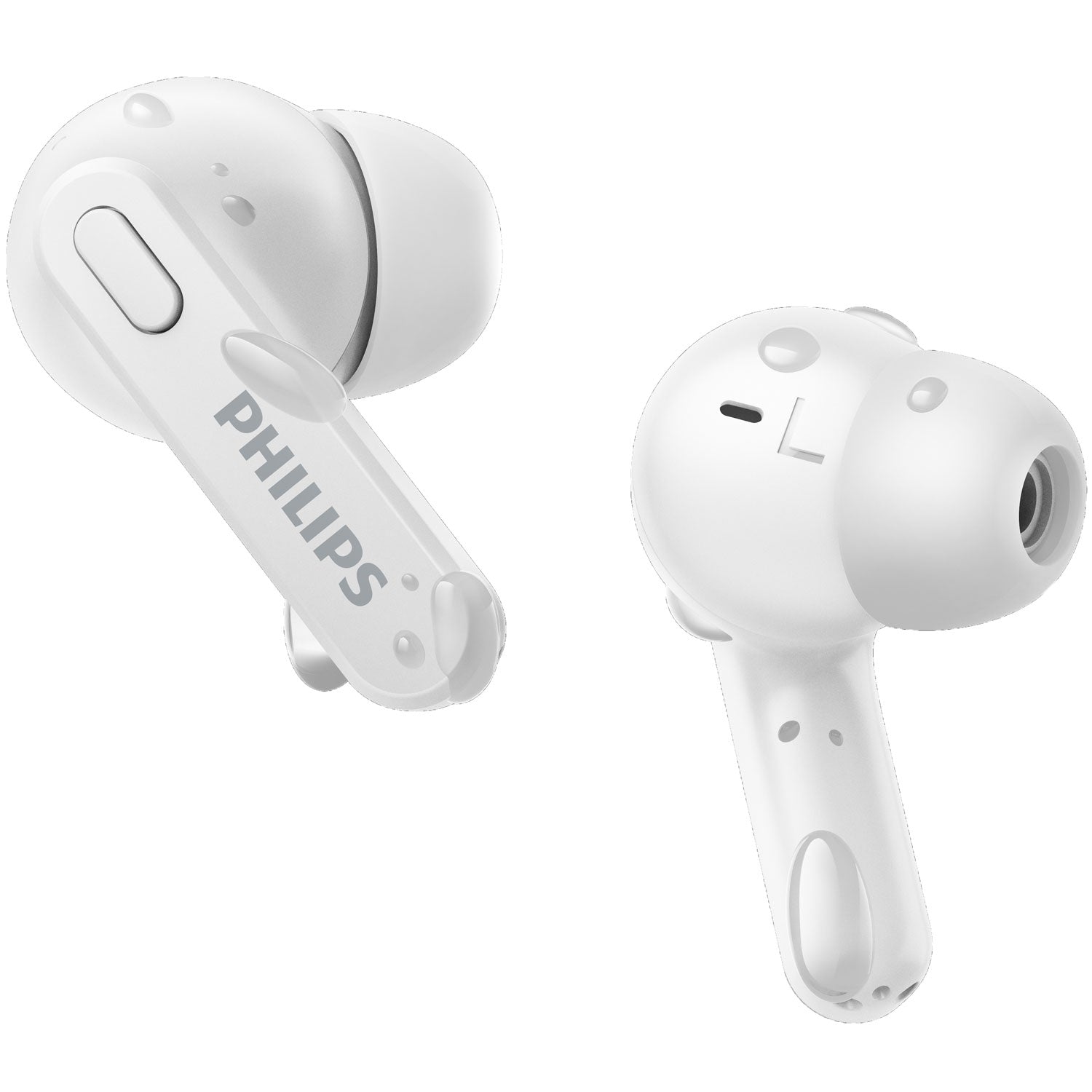 TAT2206WT True Wireless Headphones, IPX4 class (splash and sweat resistant) 6+18 hours playtime. White.