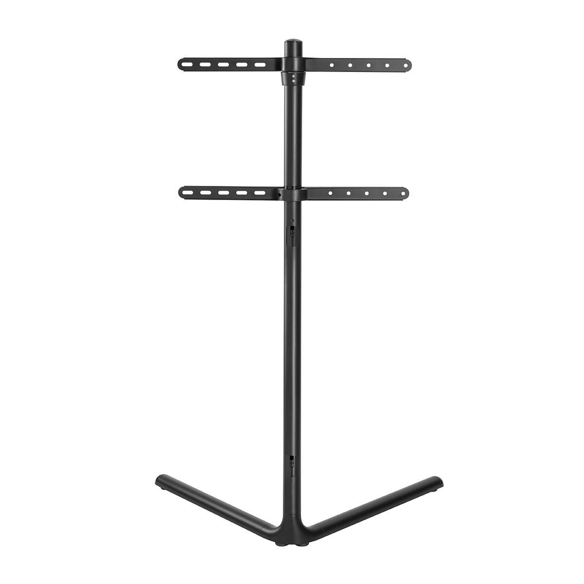 TV Floor Stand | 49 - 70 " | Maximum supported screen weight: 40 kg | V-shape Design | Anti-tip strap | Snap-lock | Aluminium / Steel | Black